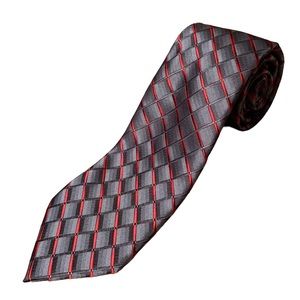 Apt. 9 Geometric Diamond Patterned Tie Formal Dressy